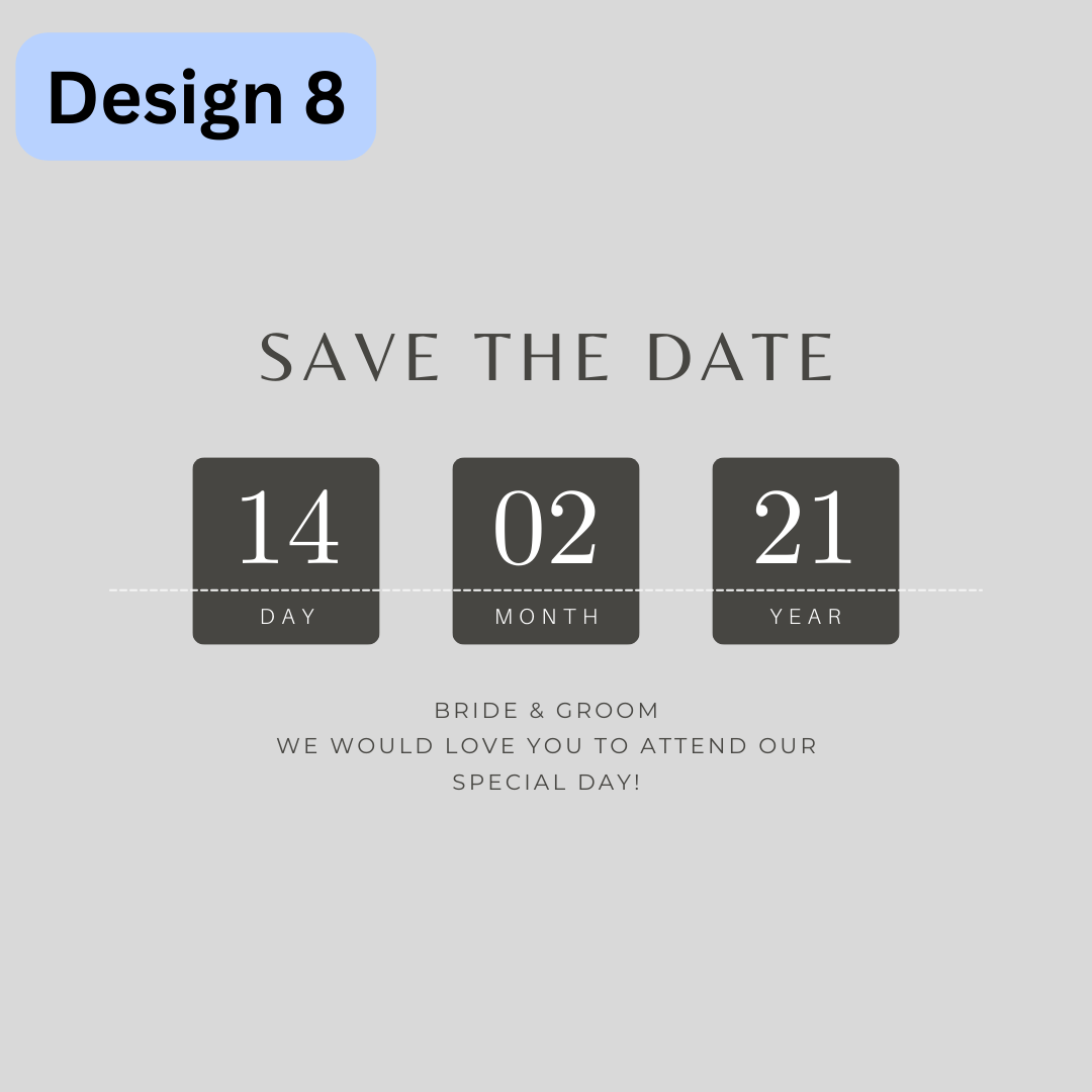 Save The Date Magnets