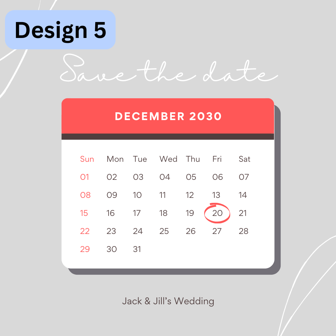 Save The Date Magnets