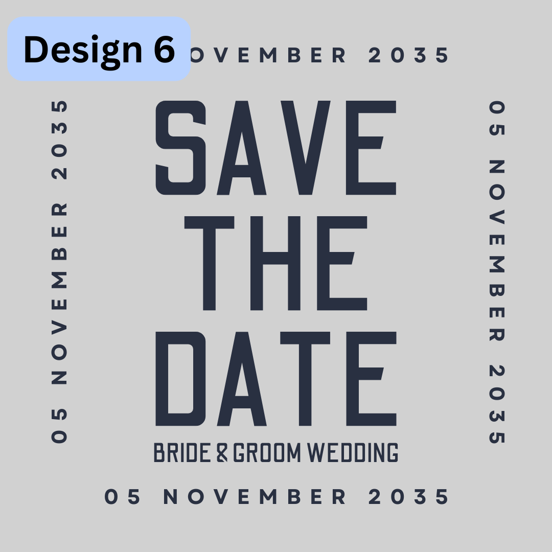 Save The Date Magnets