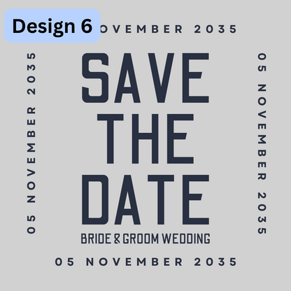 Save The Date Magnets